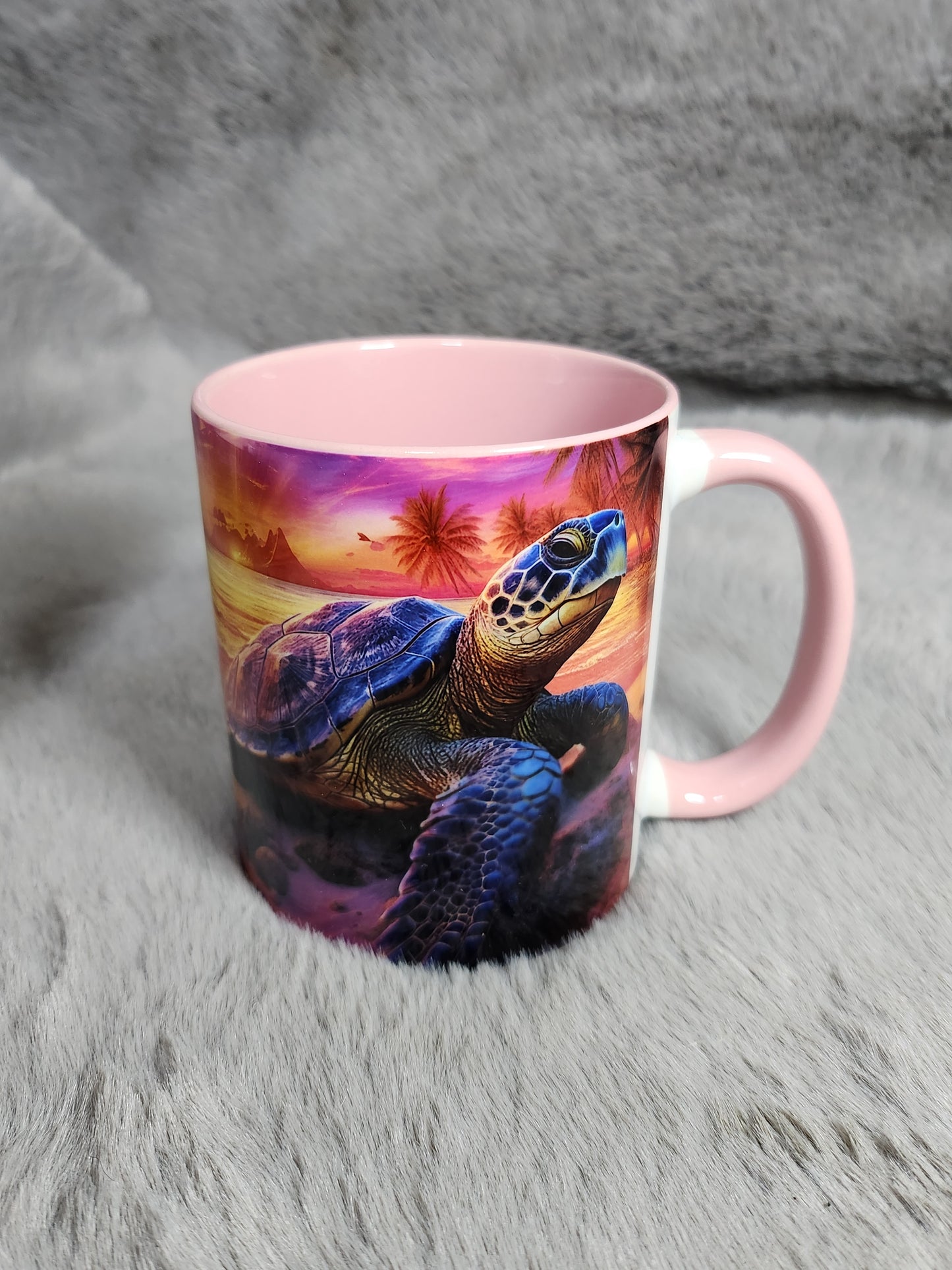 Schildkröte Sonnenuntergang