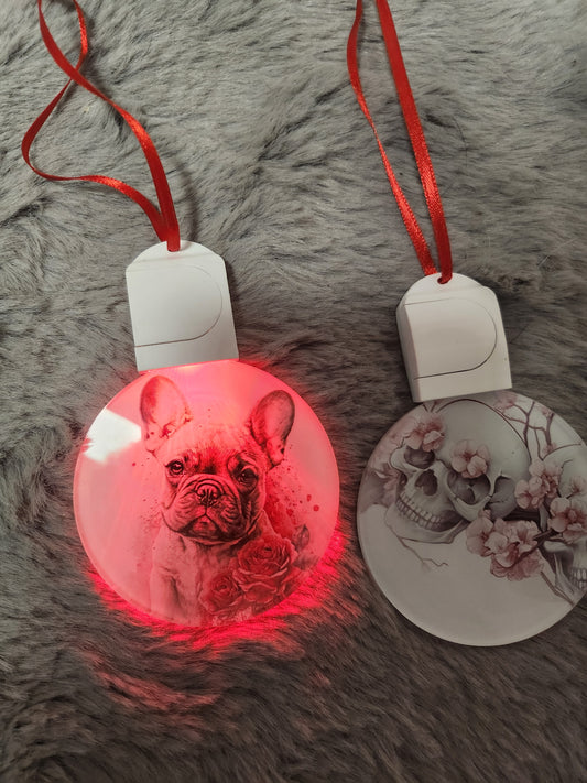 LED Foto weihnachtskugel