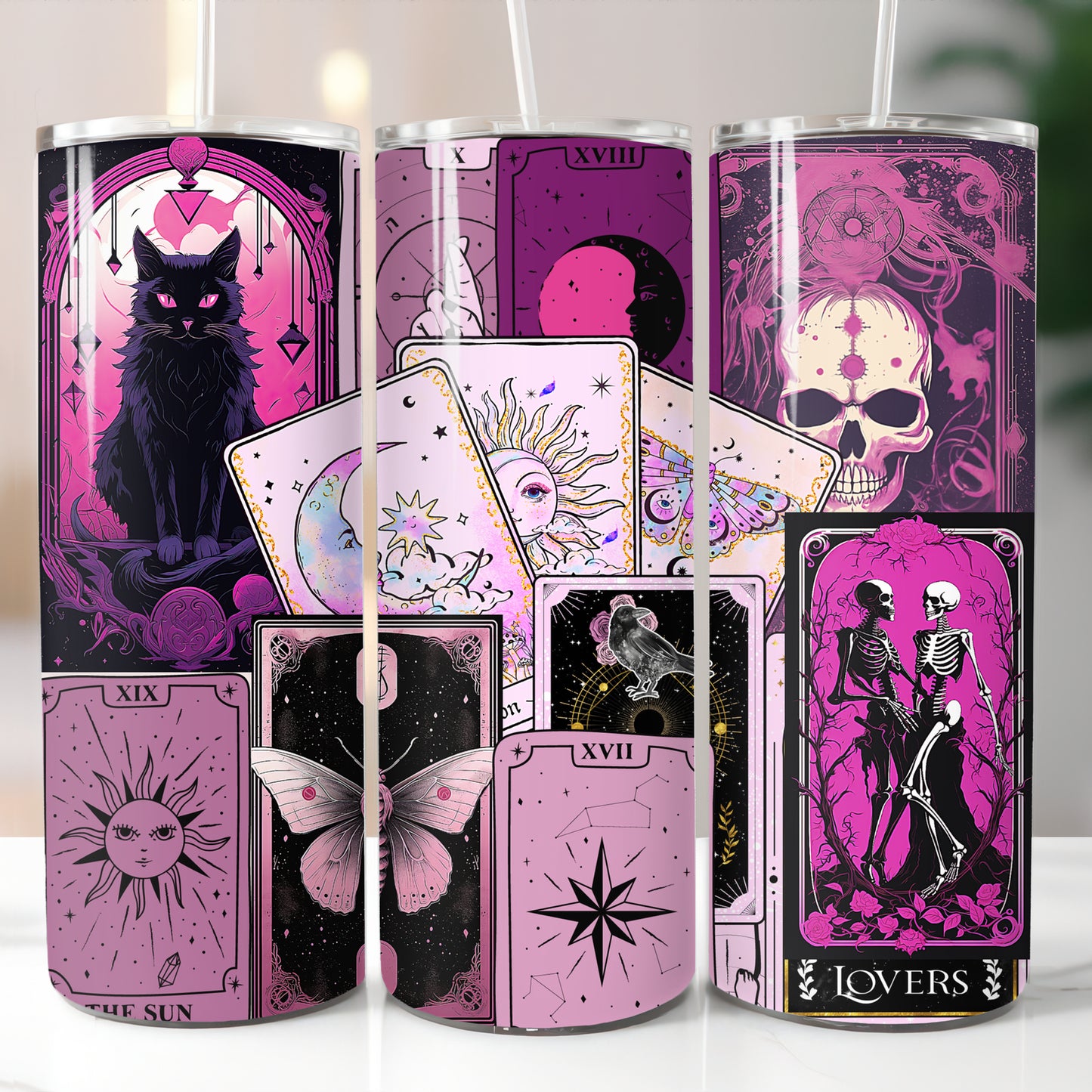 Tarot karten - Rosa