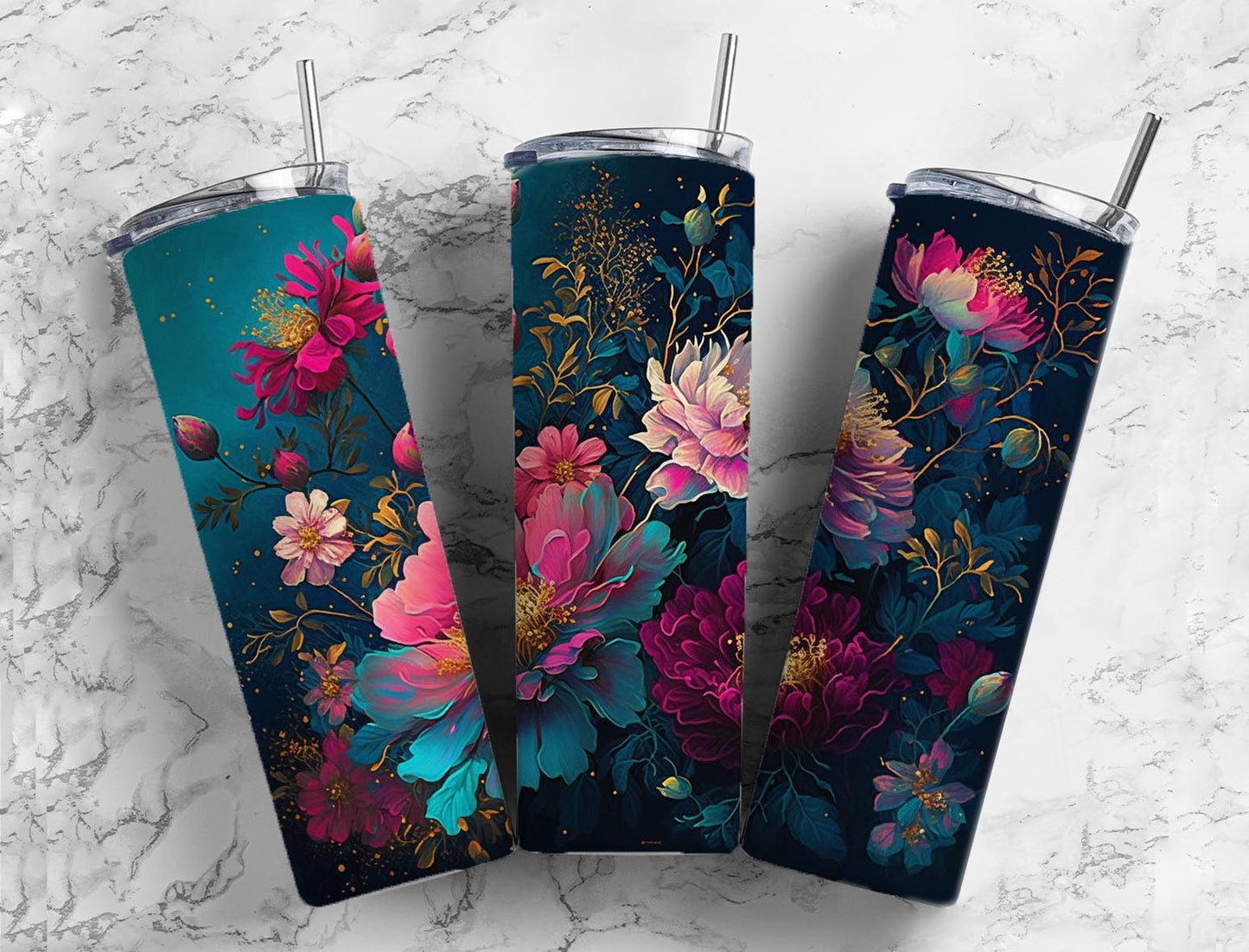 Petrol Blumen