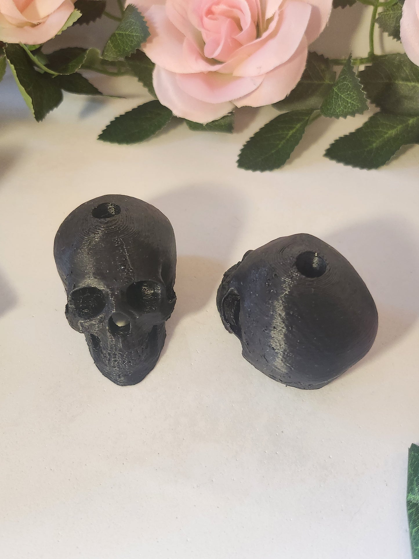 Strohhalm-Topper, Totenkopf