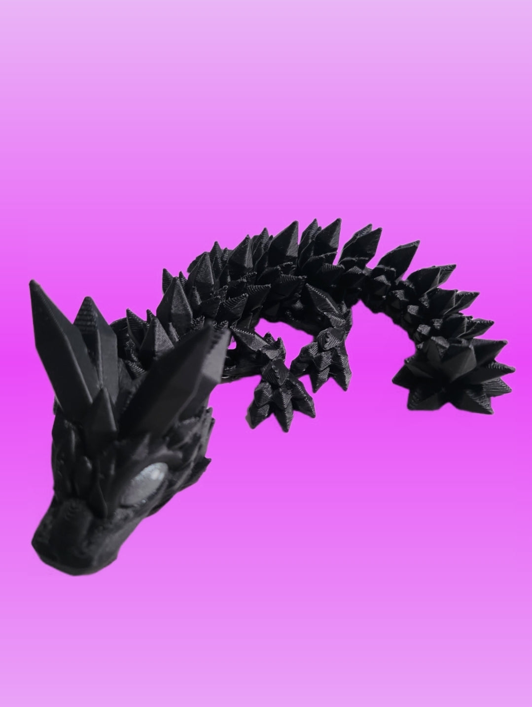 Kristalldrache schwarz