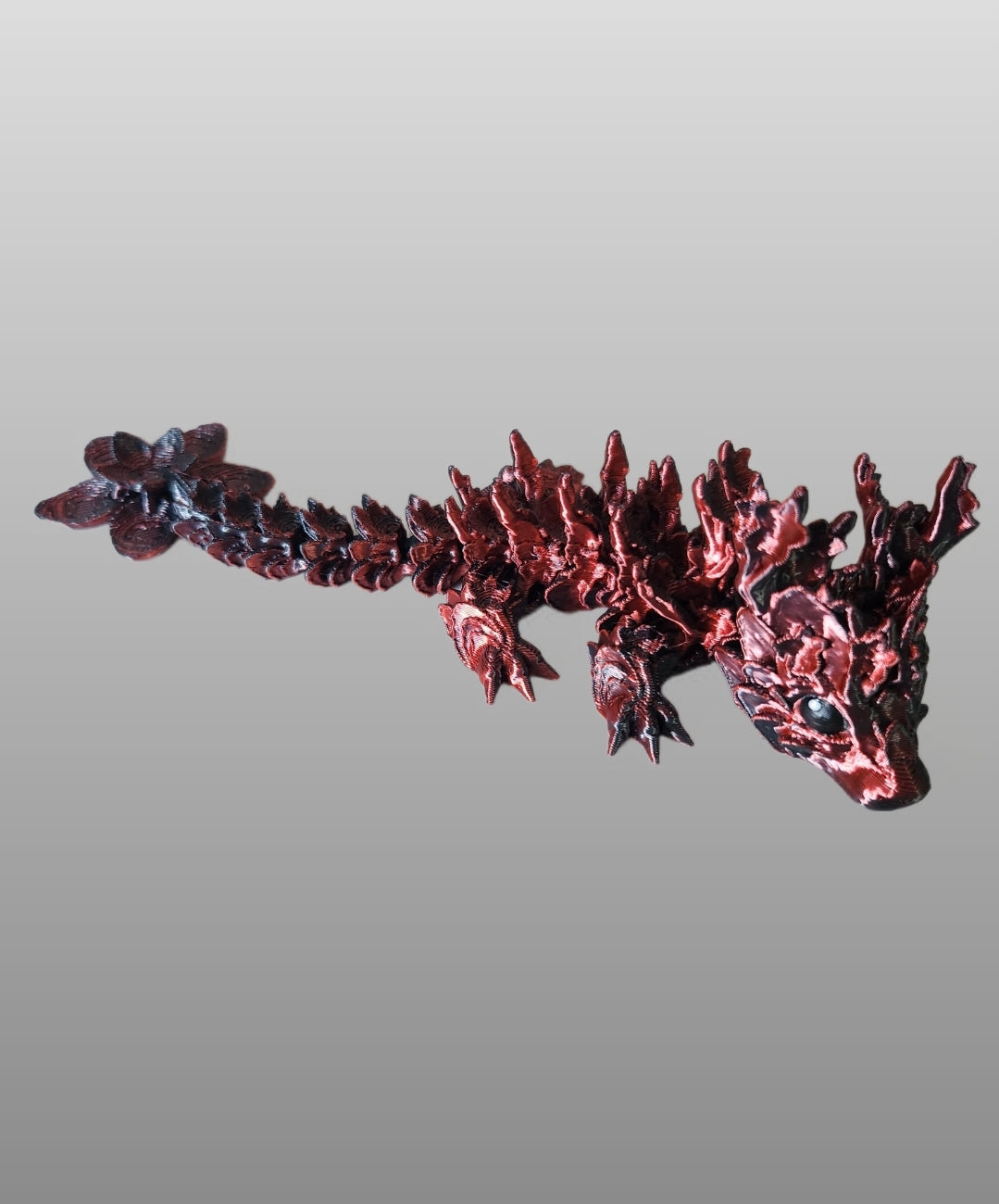 Kleiner Kirschblüten drache- schwarz rot