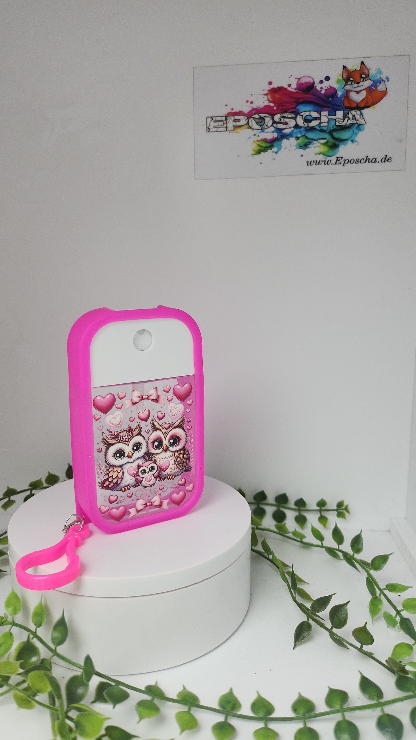 Spray bottle- pink -eulen