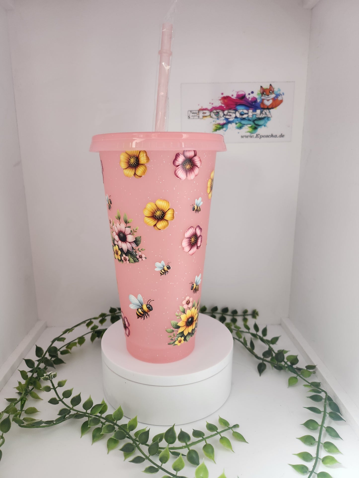 Trinkbecher- rosa - wichtel