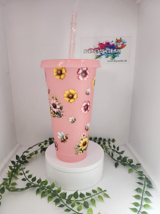 Trinkbecher- rosa - wichtel