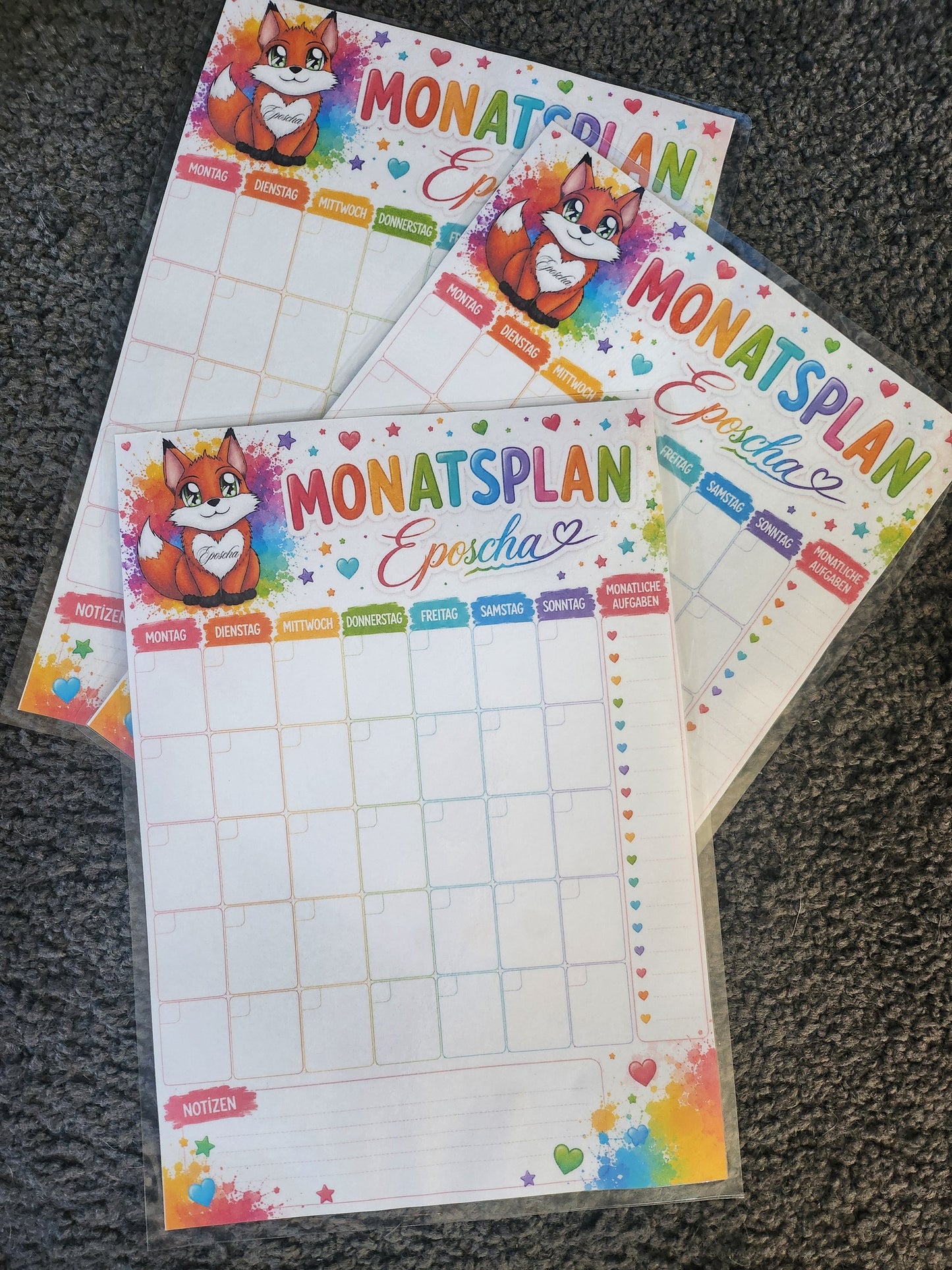 Monatsplan - efoxy