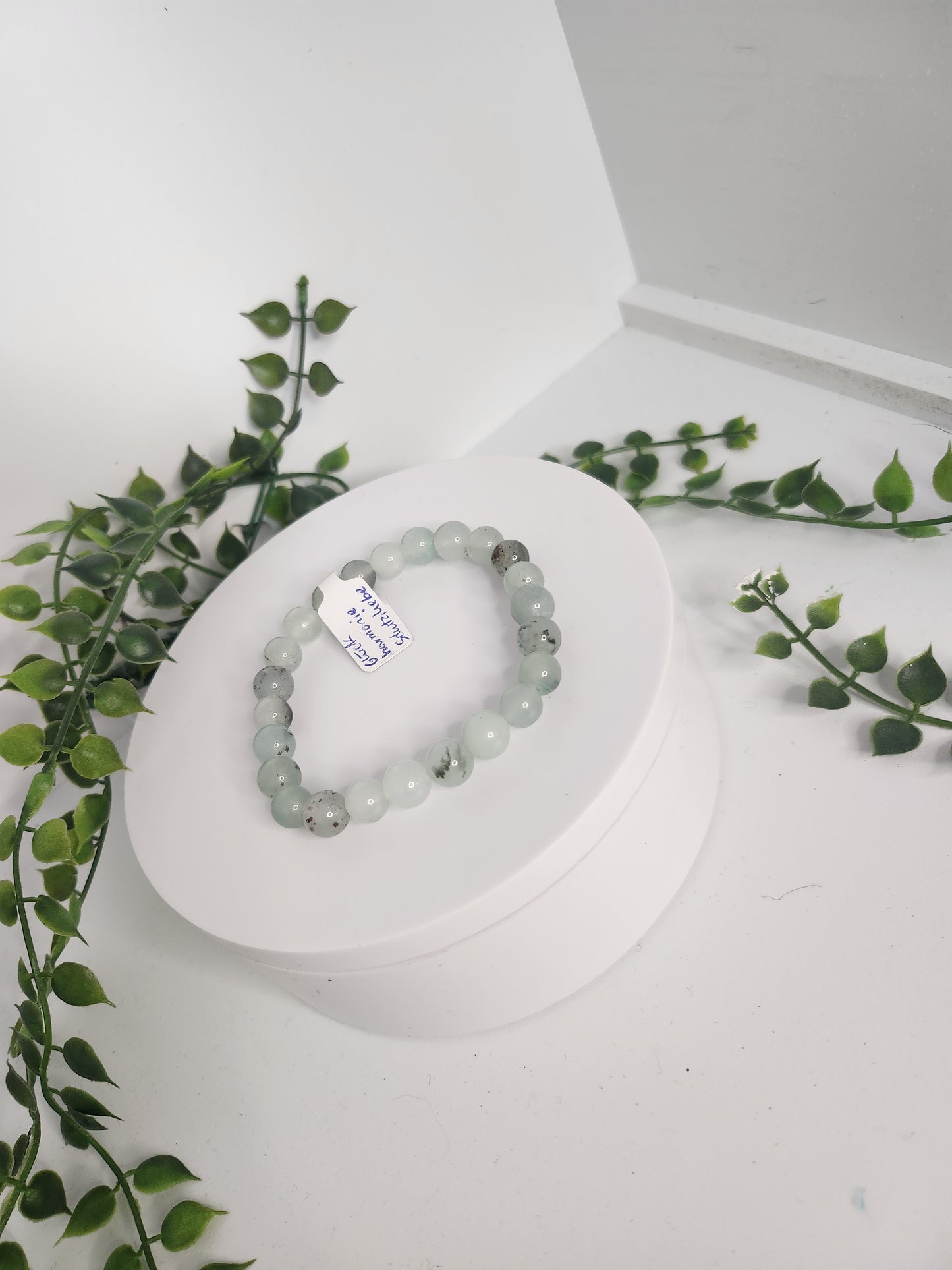 Weißer Jade - Armband