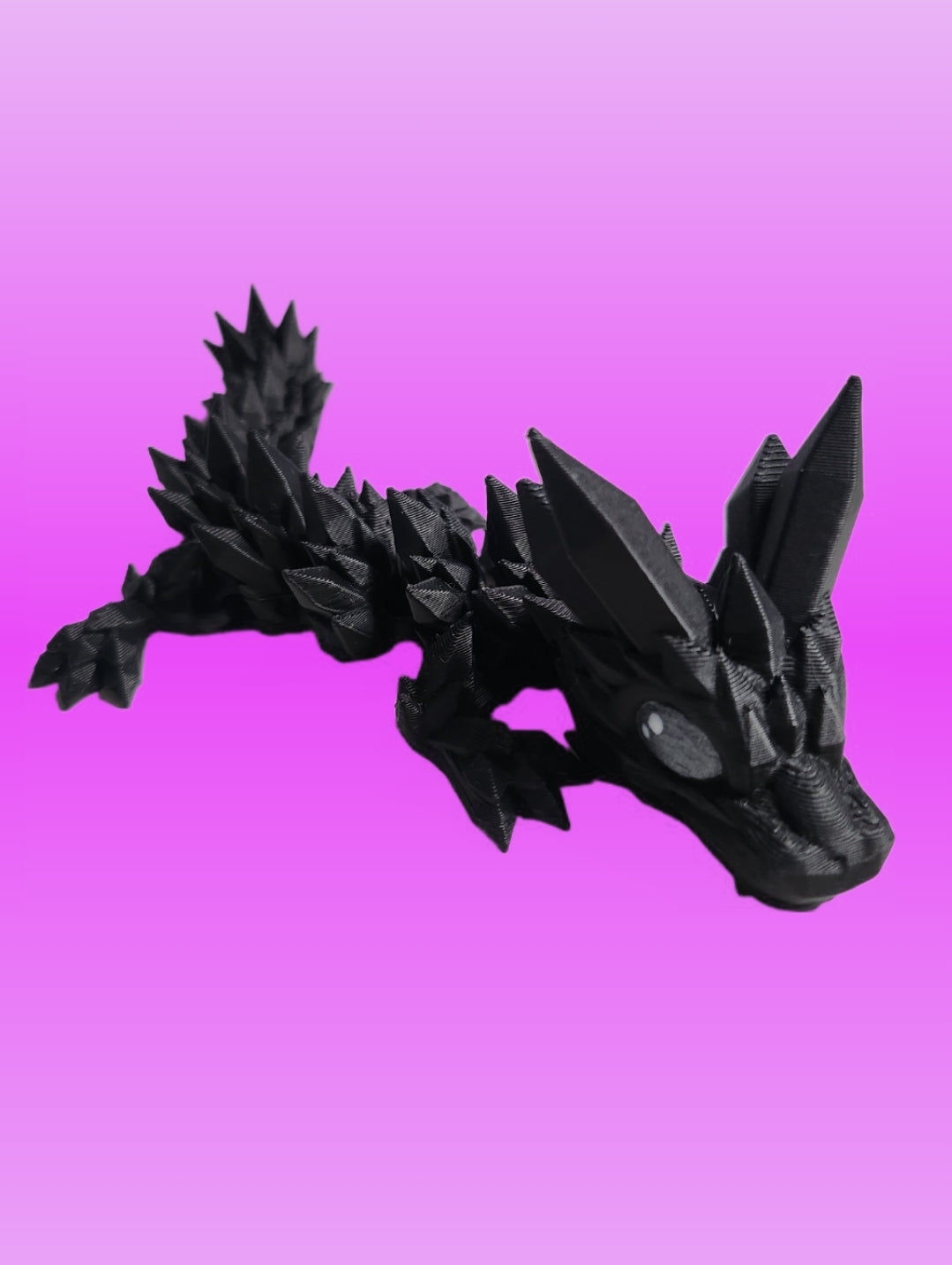 Kristalldrache schwarz
