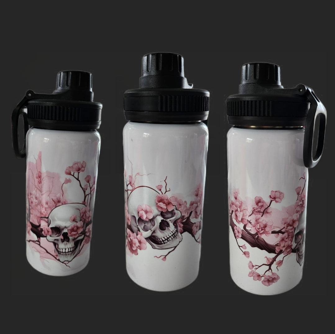 Fahrradflasche skull