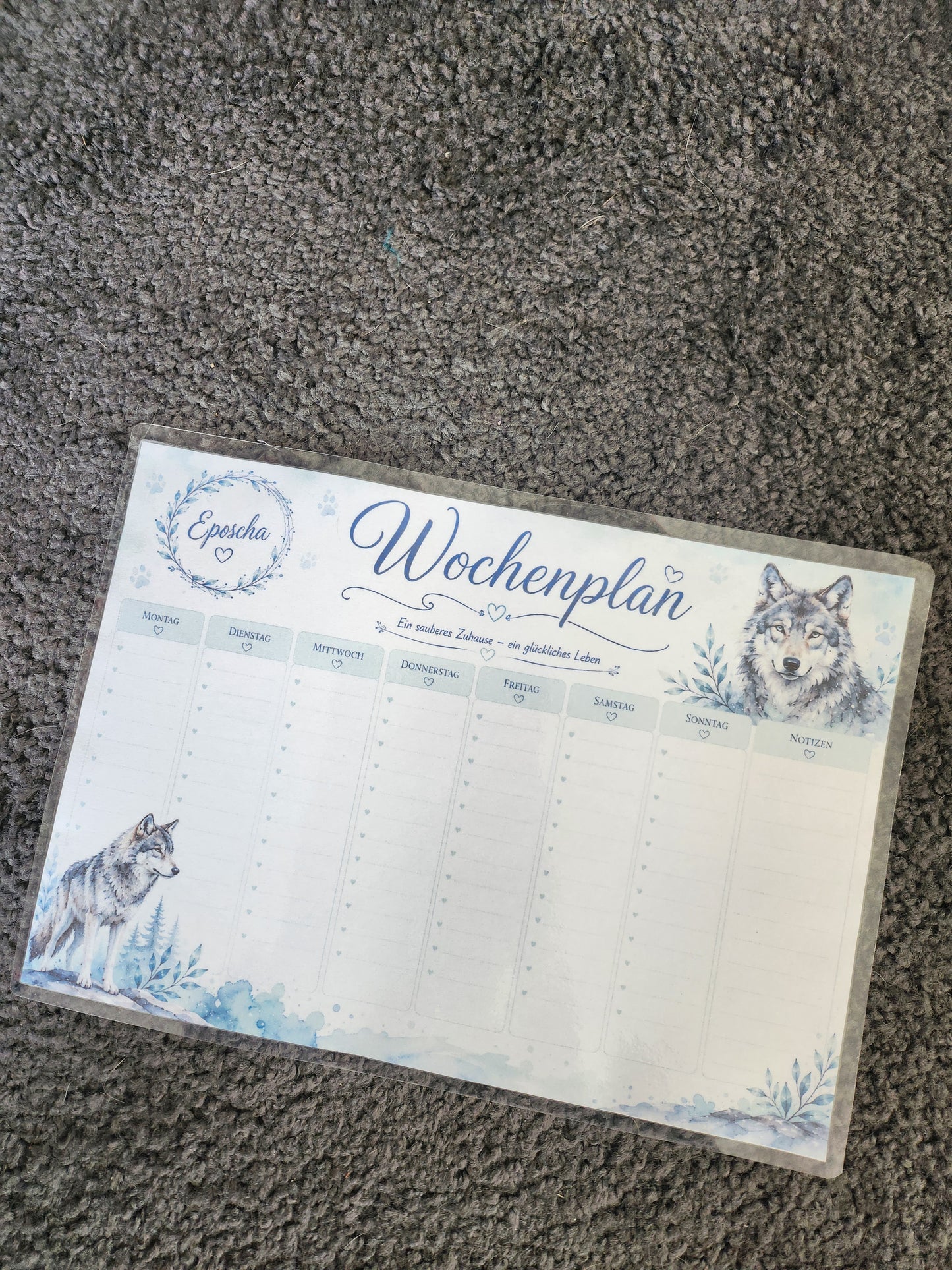 Wochenplan - wolf