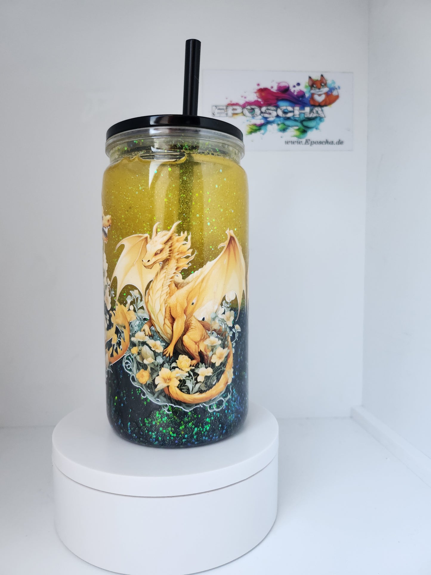 Yellow Dragon - lava becher