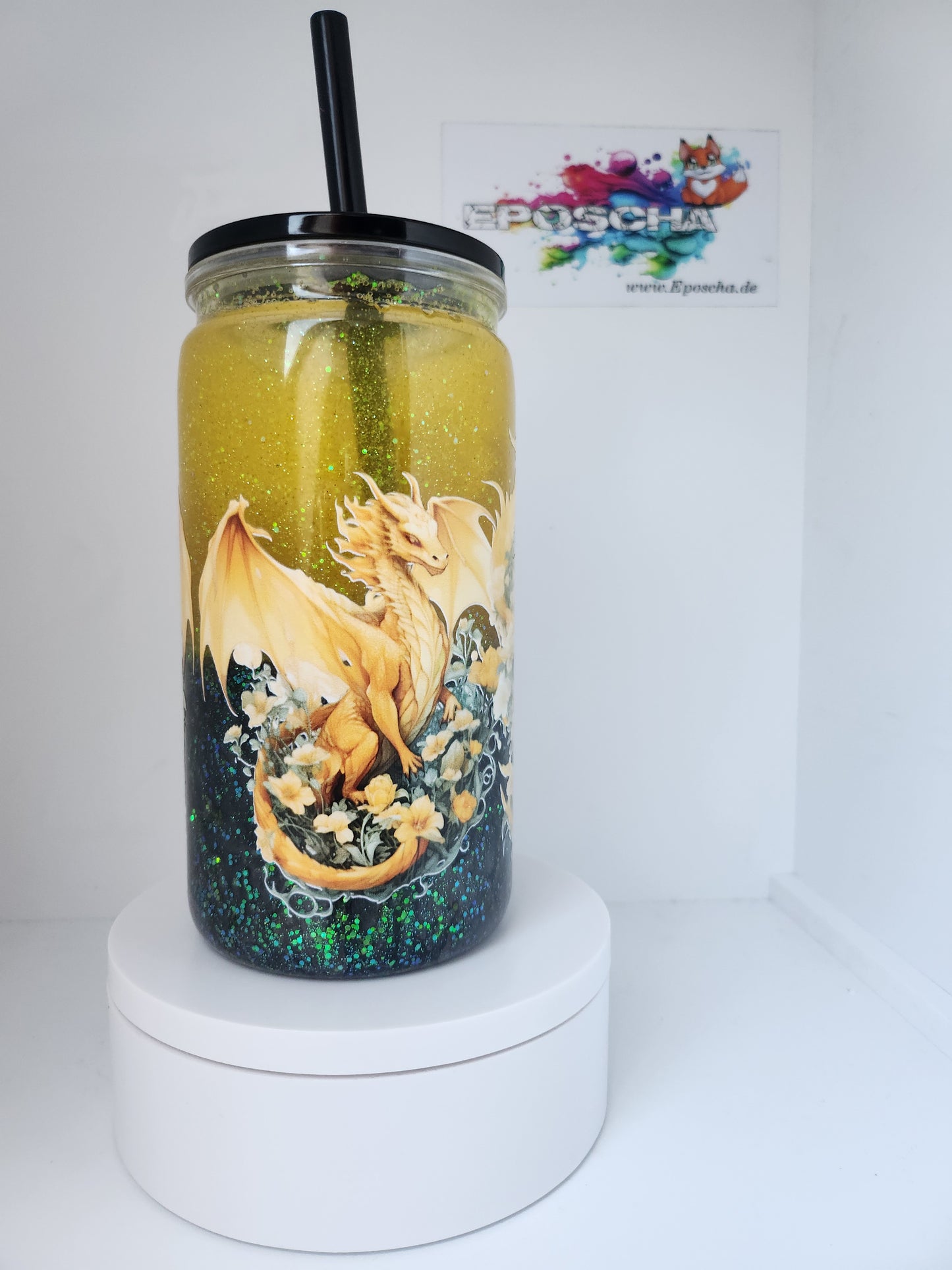 Yellow Dragon - lava becher