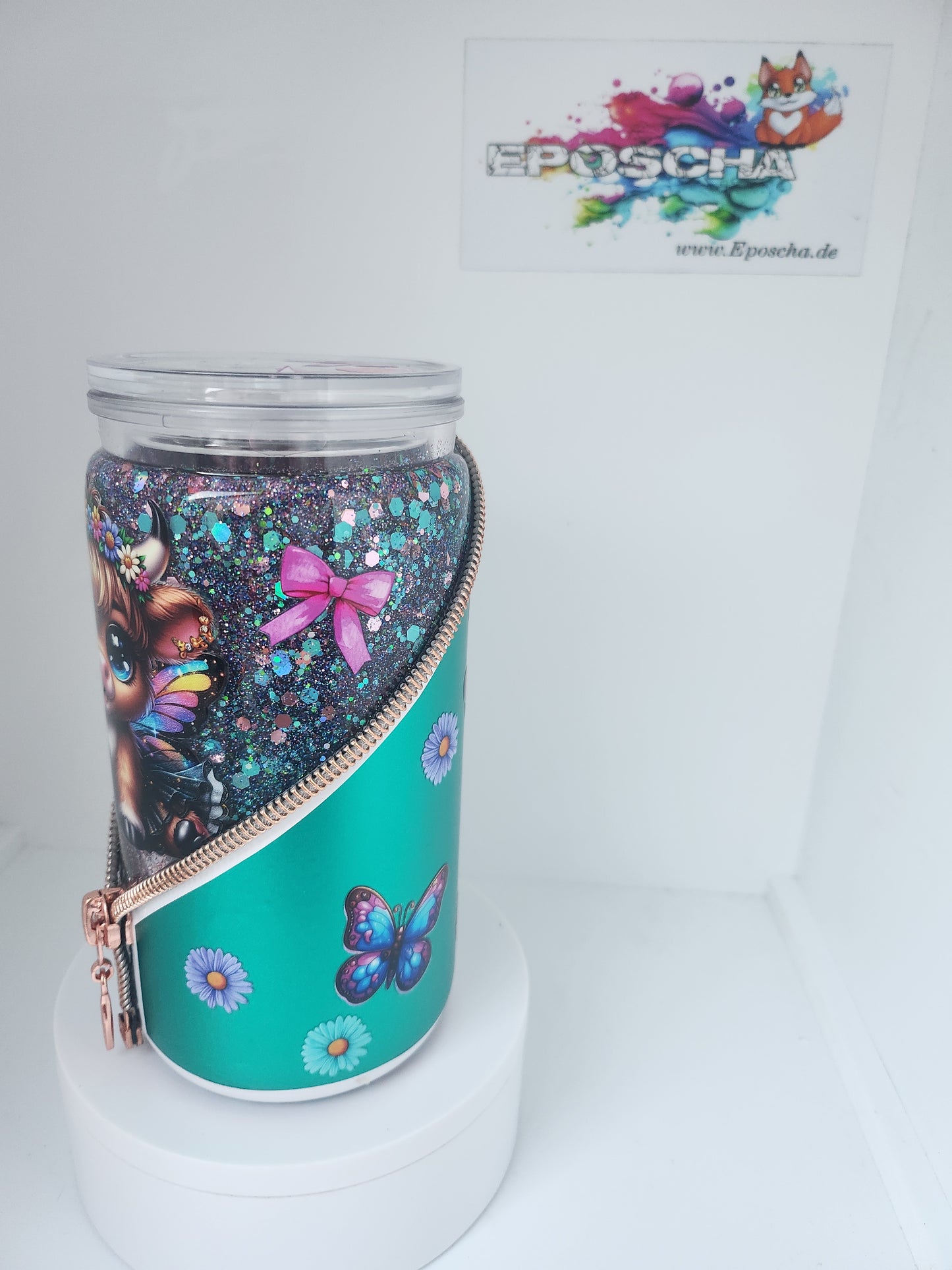 Zipp snowglob becher
