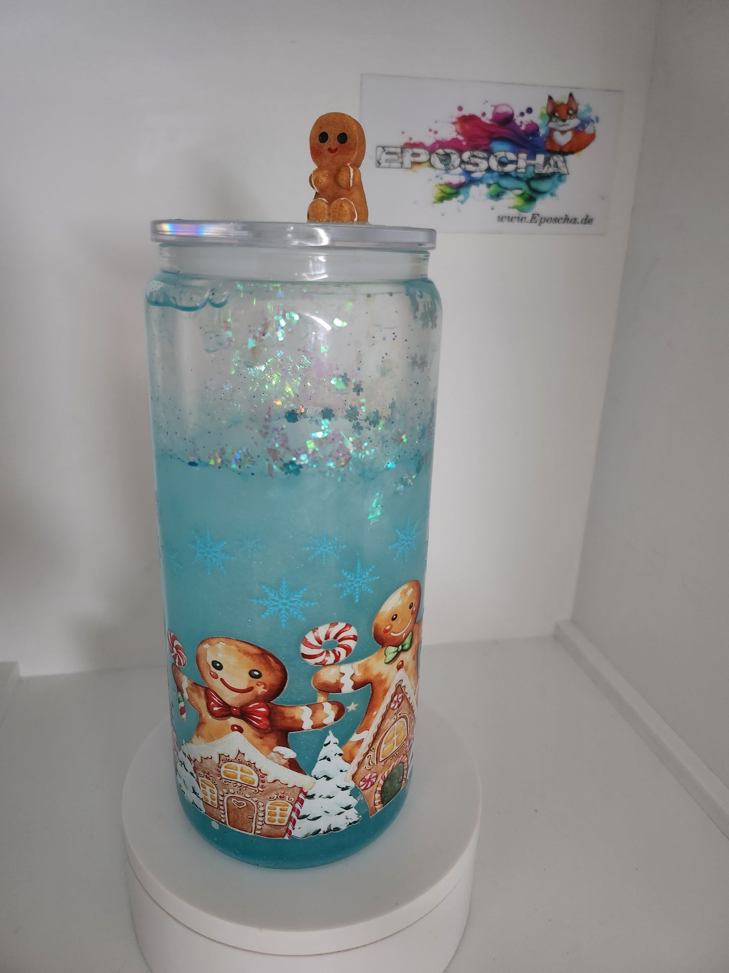 Lebkuchen snowglob Glas