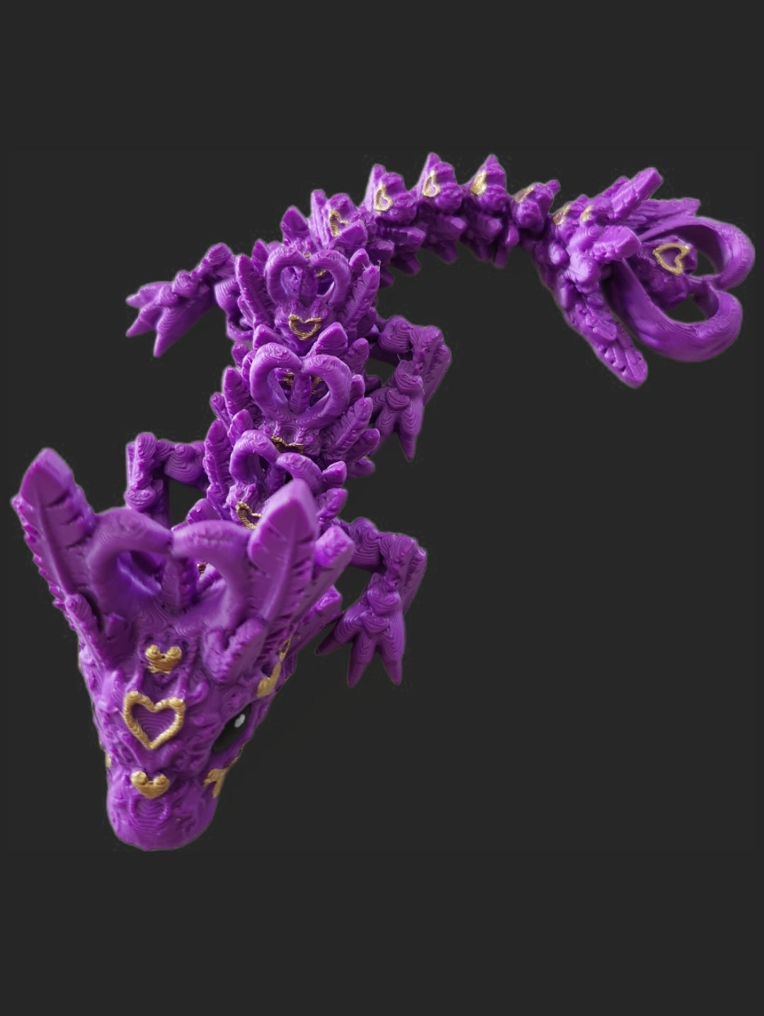 Love drache , sattes lila