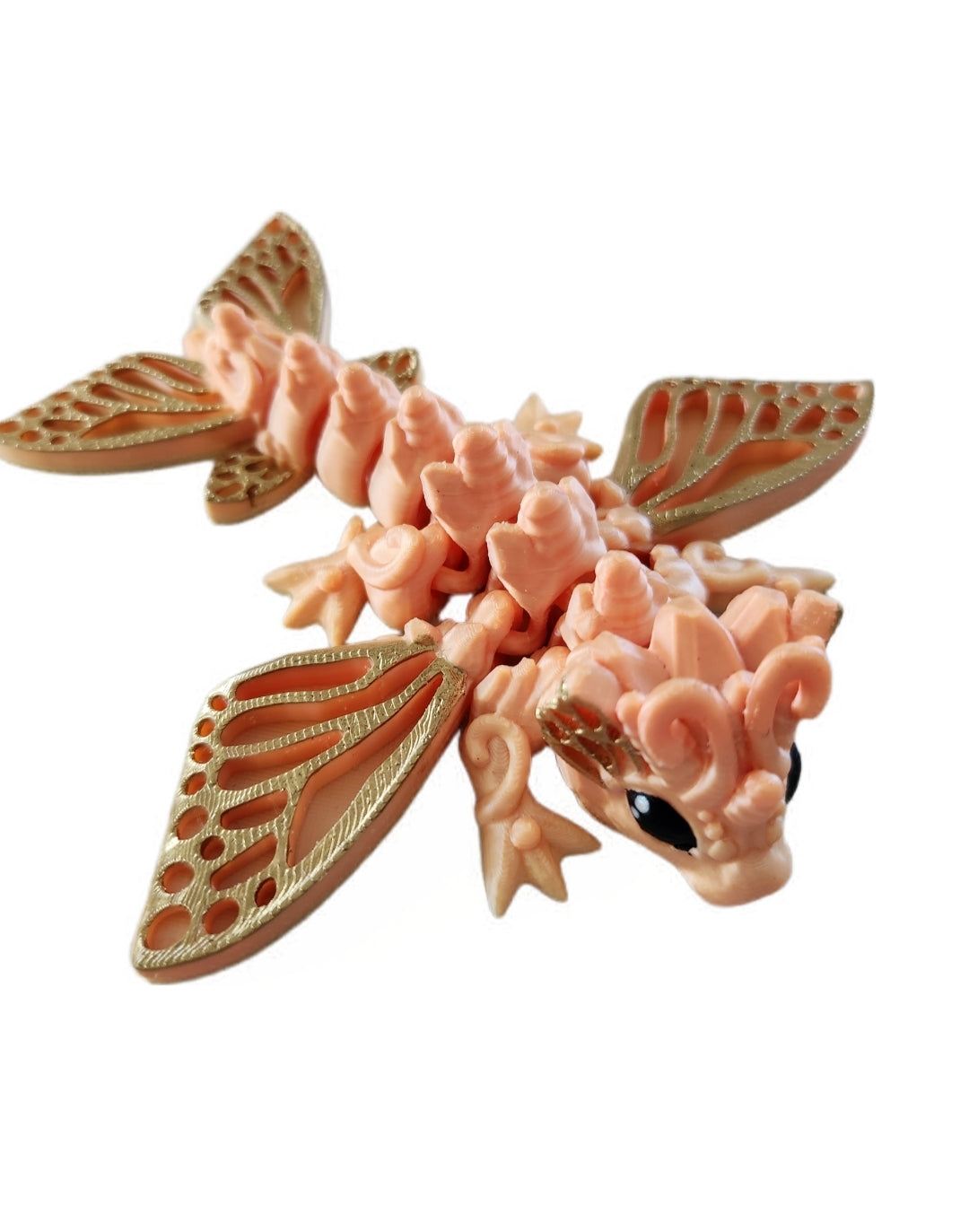 Schnetterlingsdrachen gelb/gold
