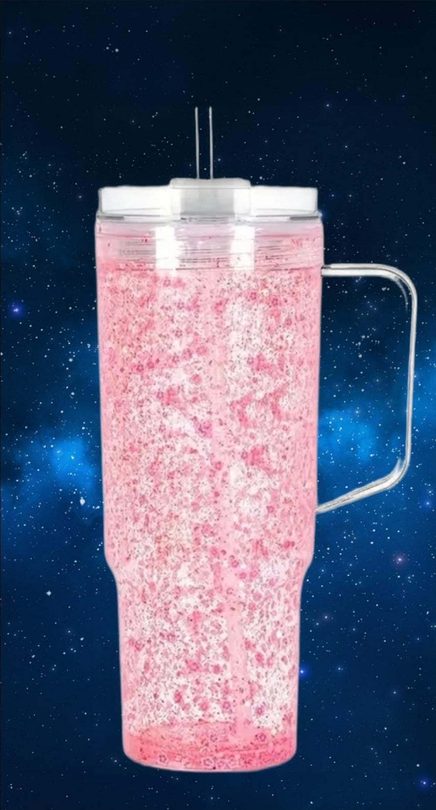 1200ml Glitzerbecher