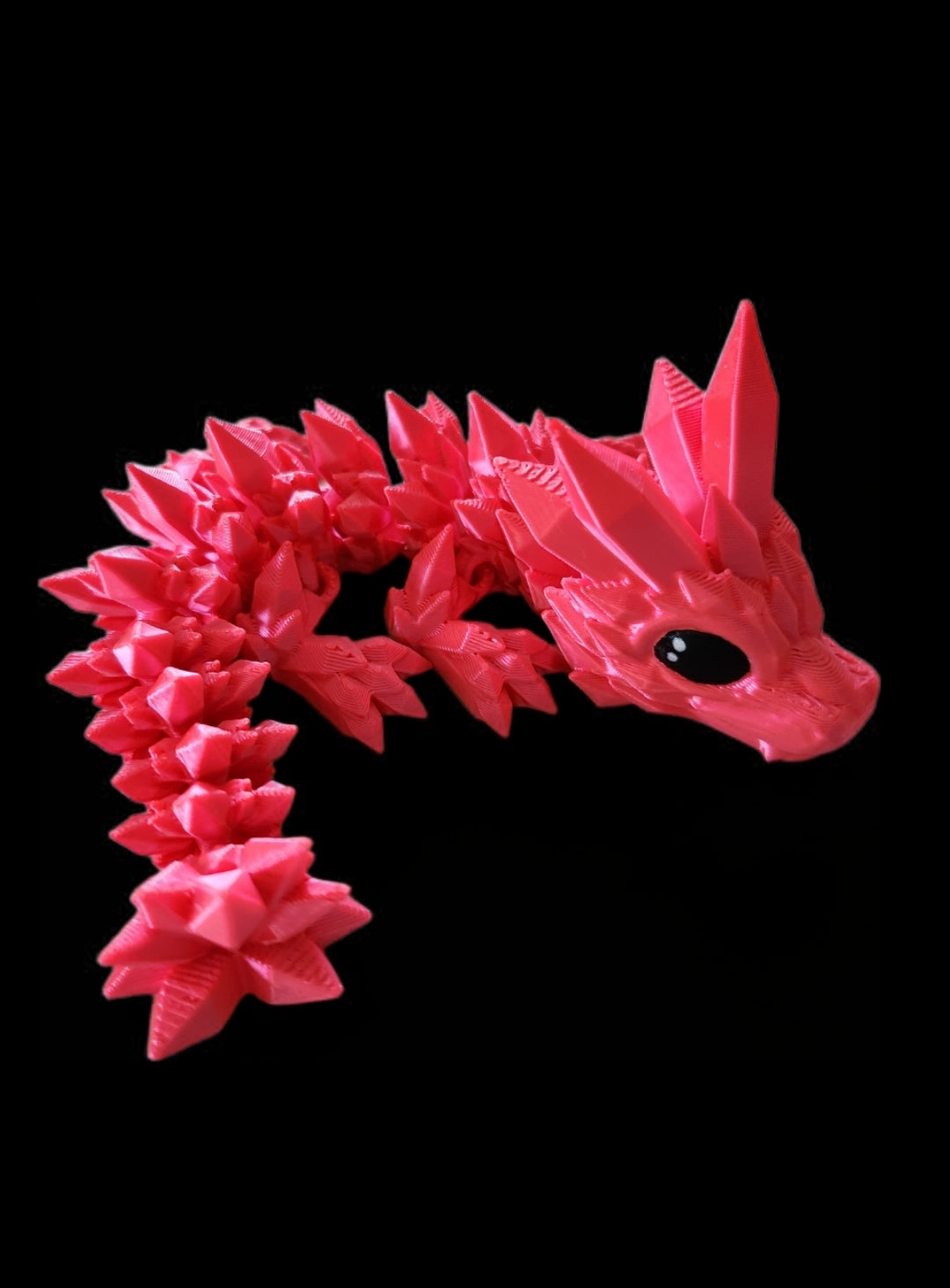 Kristalldrache- neon pink