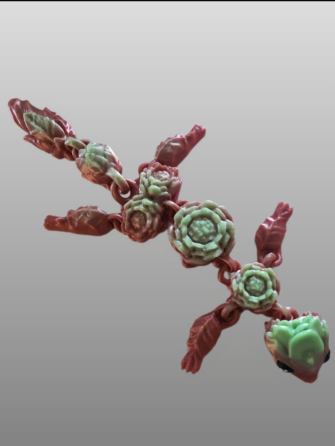 Lotus drache rot/grün
