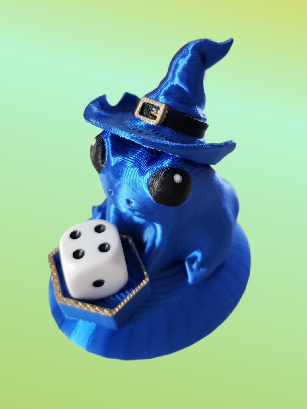 Zauber Frosch -würfelwächter royal blau