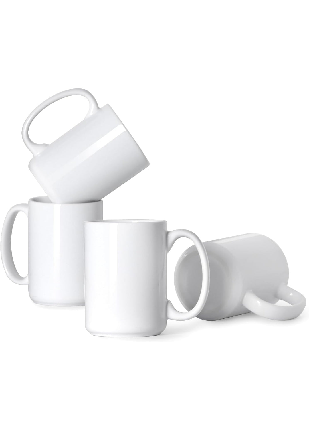 XL Sticker Tasse - weiß