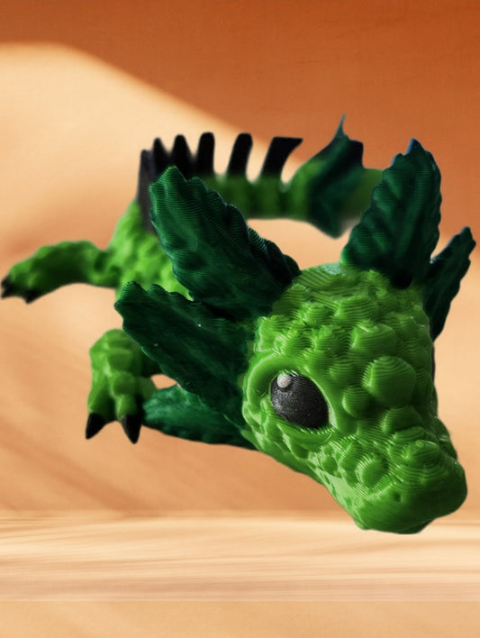 Axolotle drache -grün
