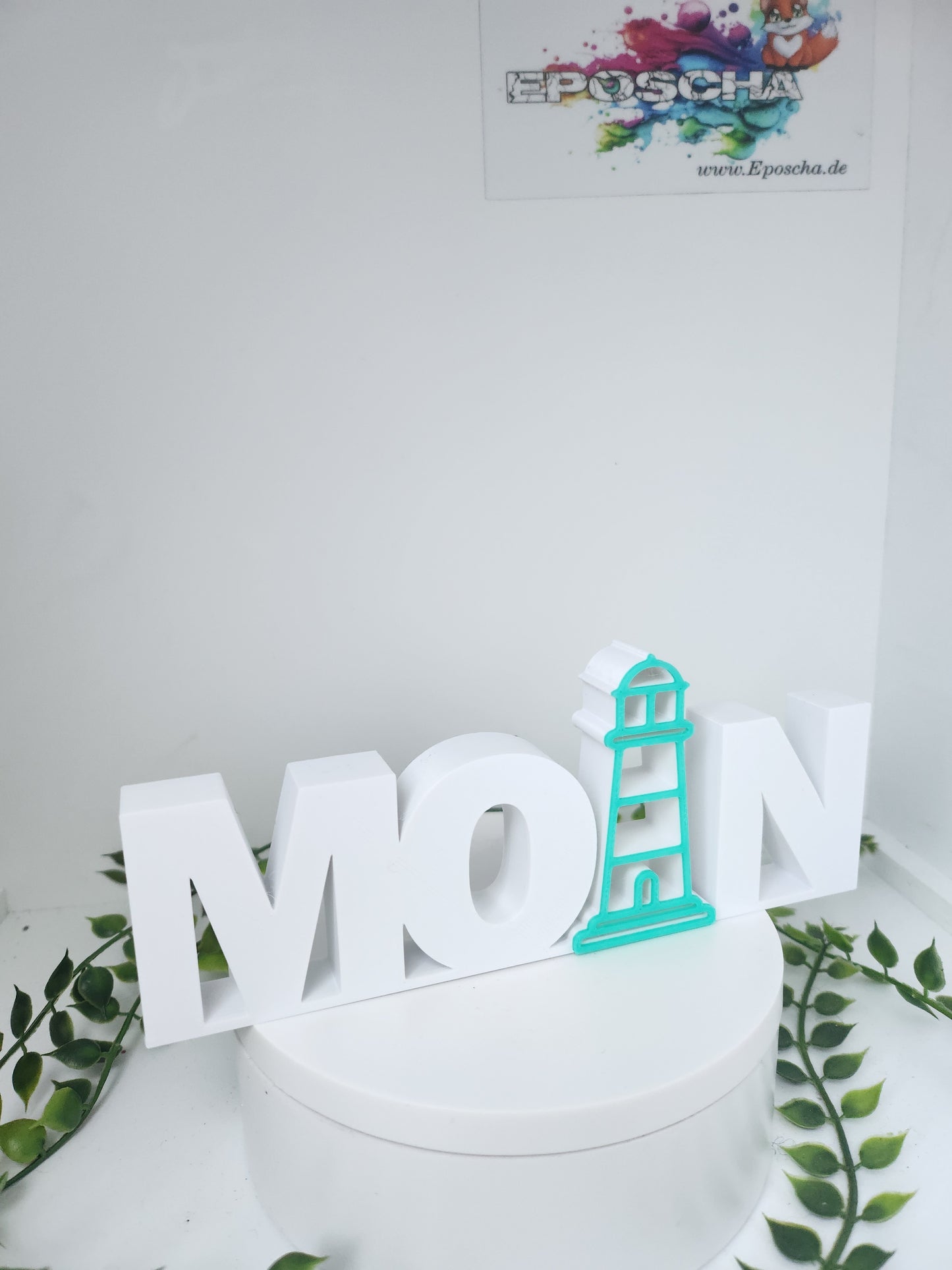 Moin Leuchtturm Aufsteller