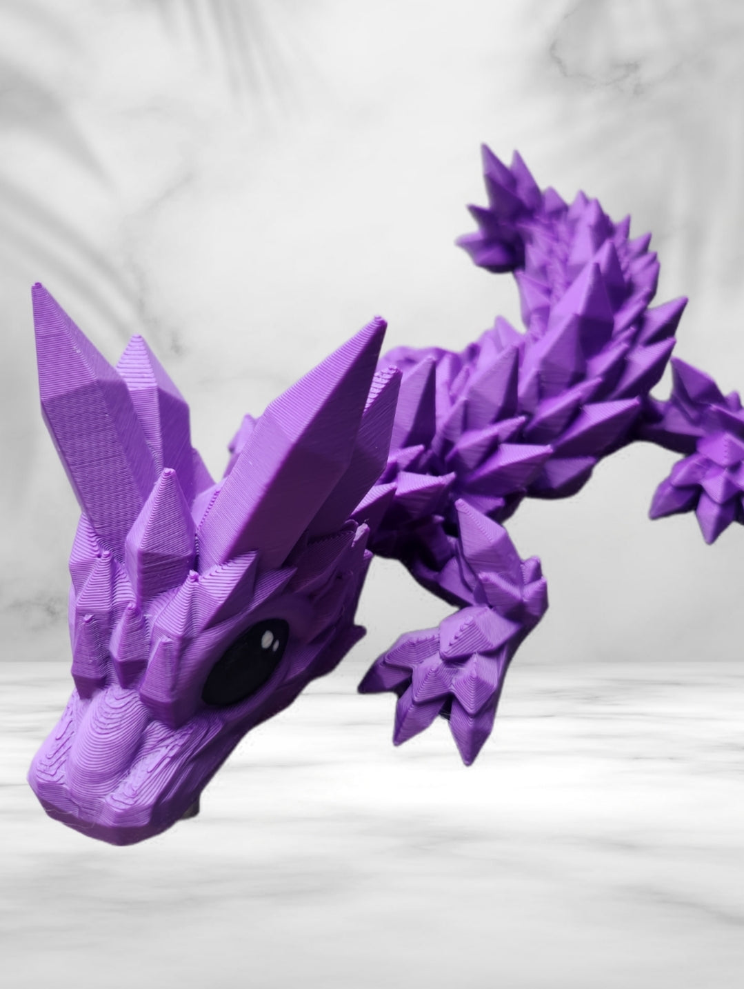XXL kristalldrache- matt lila