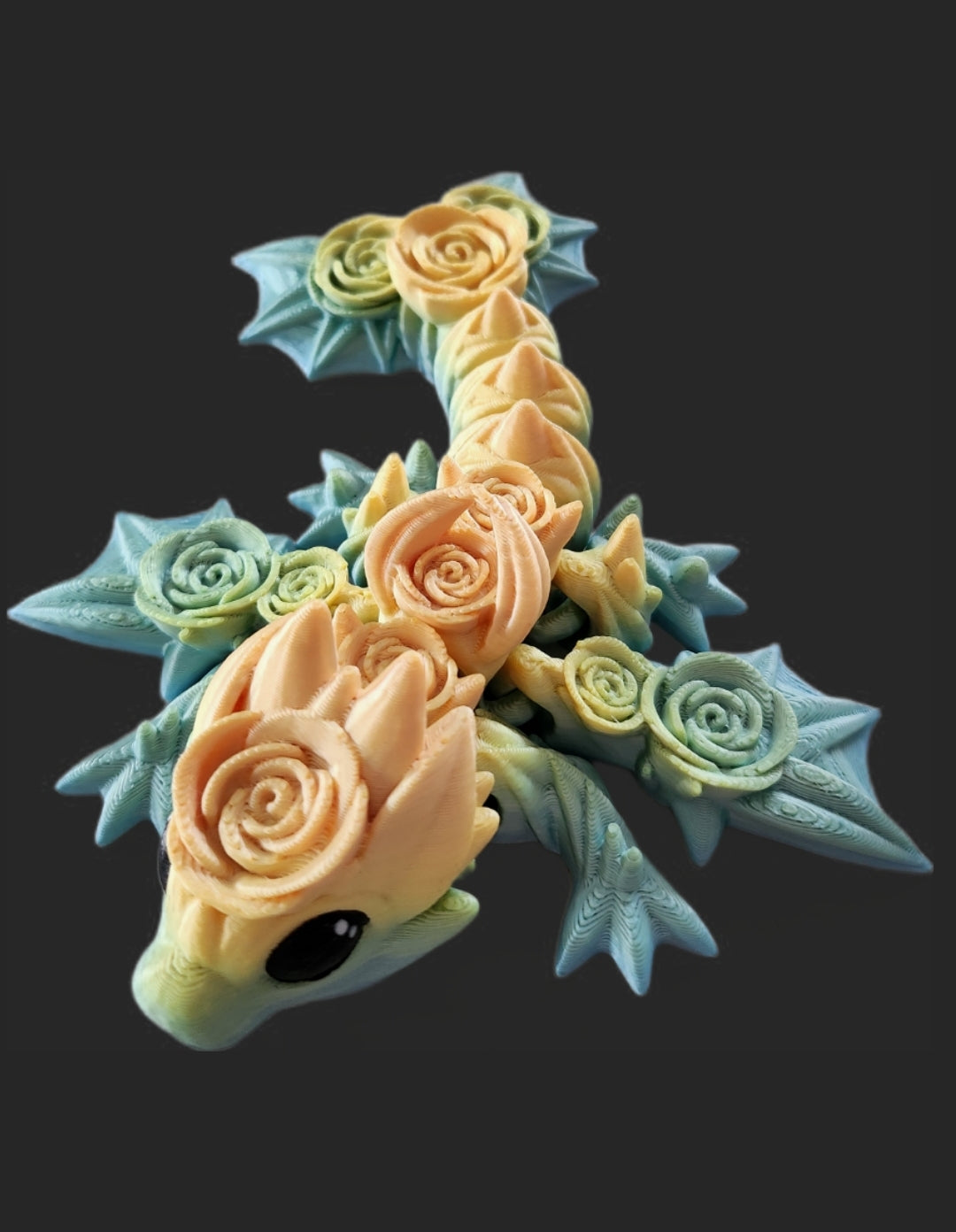 Kleiner Rosen drache- Rainbow