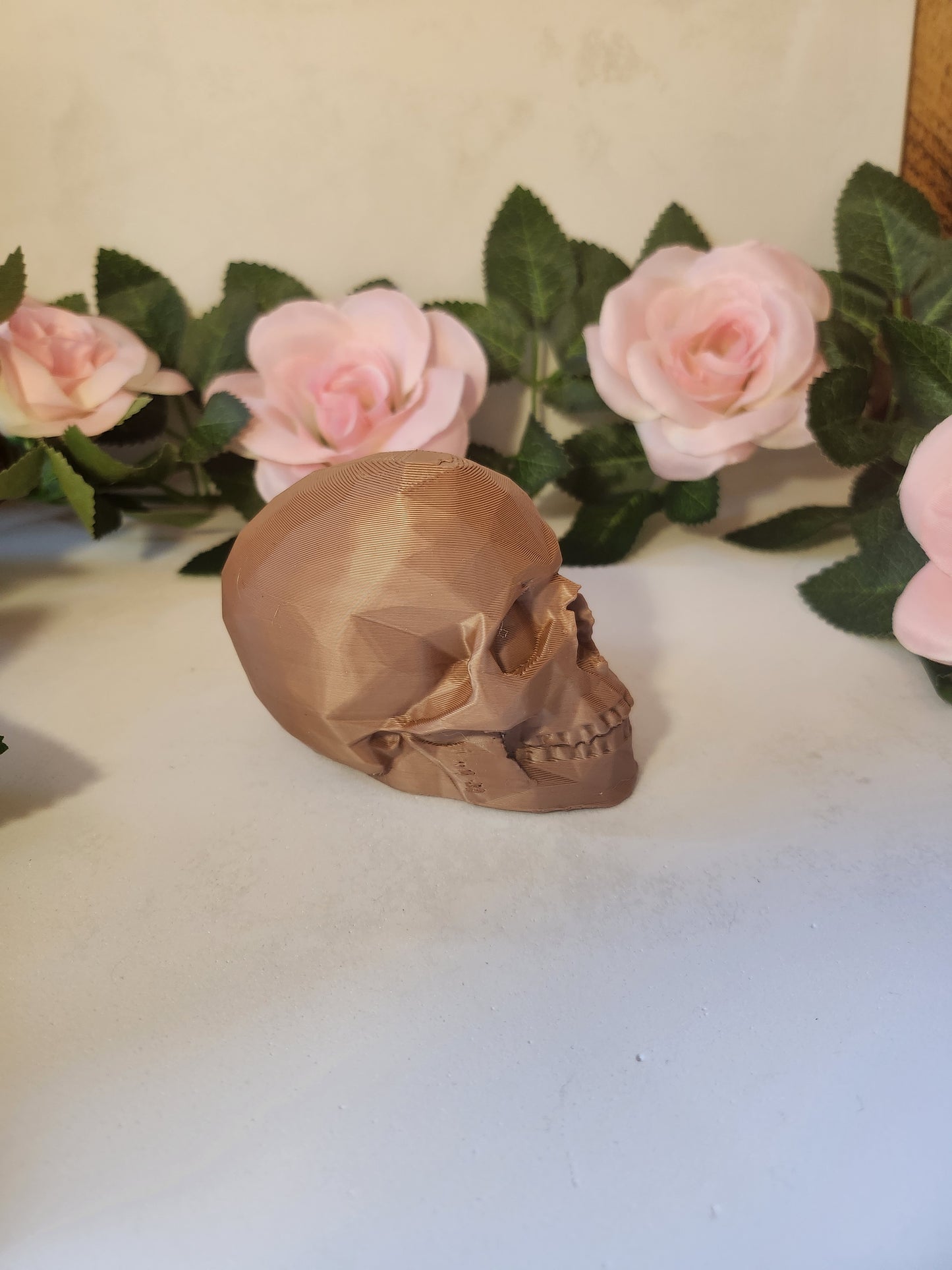 Poly skull -braun