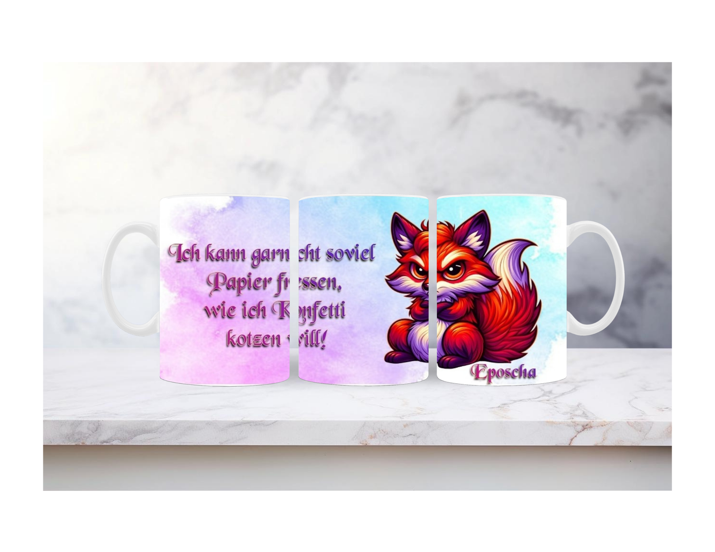 Böckiger Fuchs mit spruch