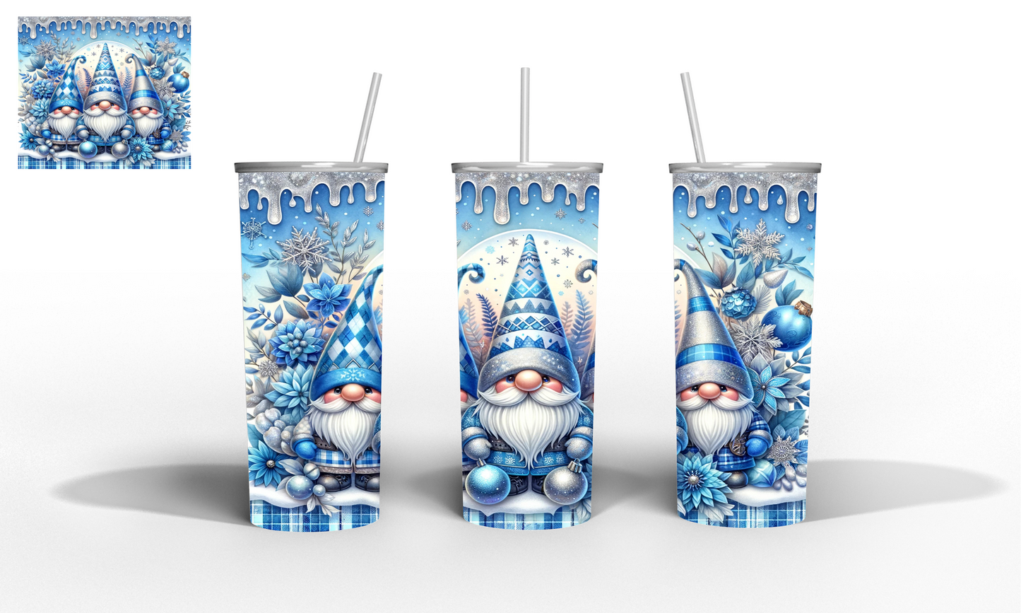 Wichtel Blau Glitzer