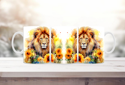 Sonnenblumen Löwe