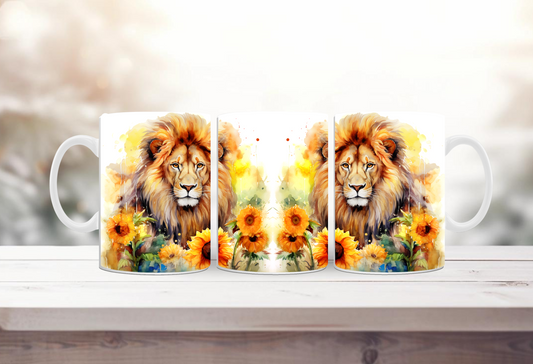 Sonnenblumen Löwe