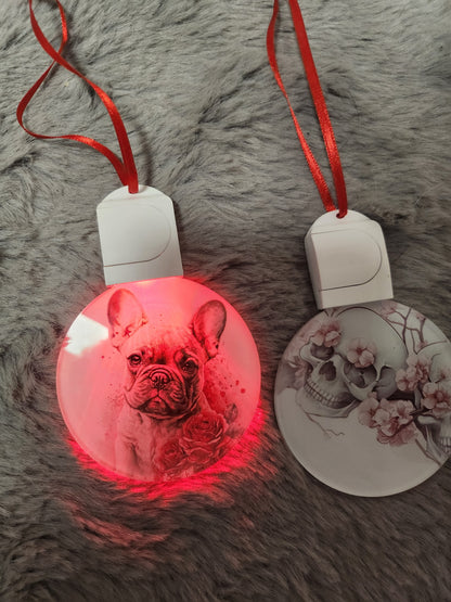 LED Foto weihnachtskugel