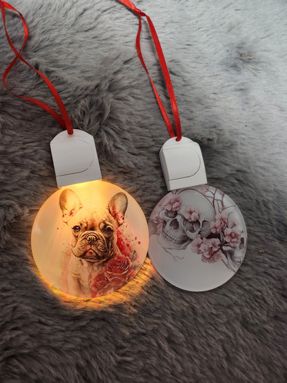 LED Foto weihnachtskugel