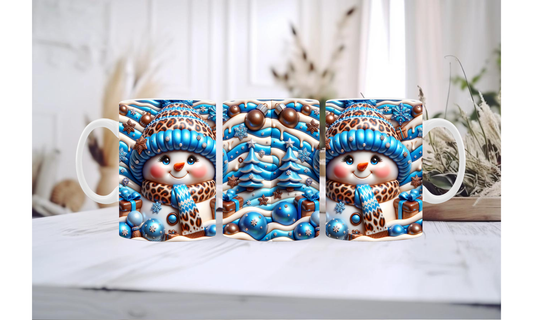 Schneemann Blue