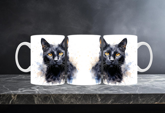Schwarze Katze