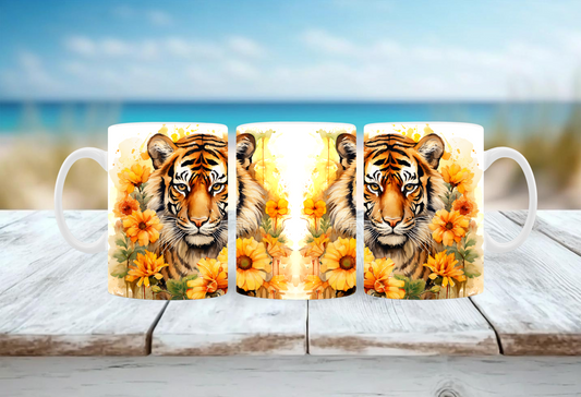 Tiger - Sonnenblumen