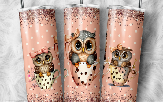 Glitzer eulen