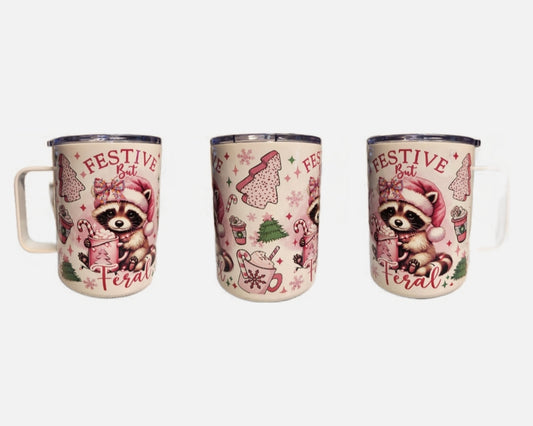 Tumbler tasse waschbär