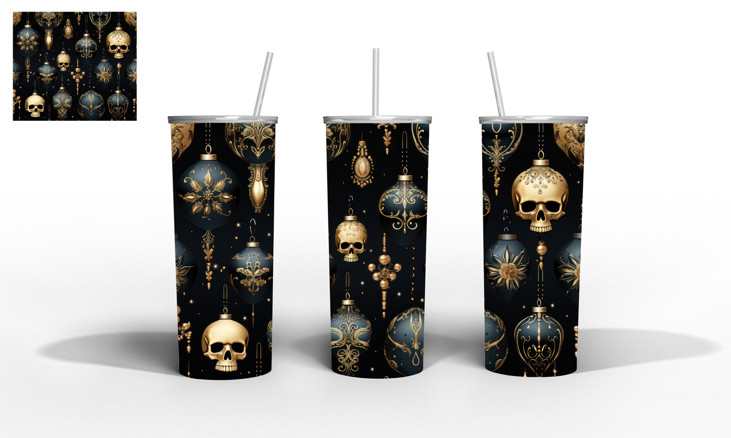 Totenkopf Weihnachtskugeln