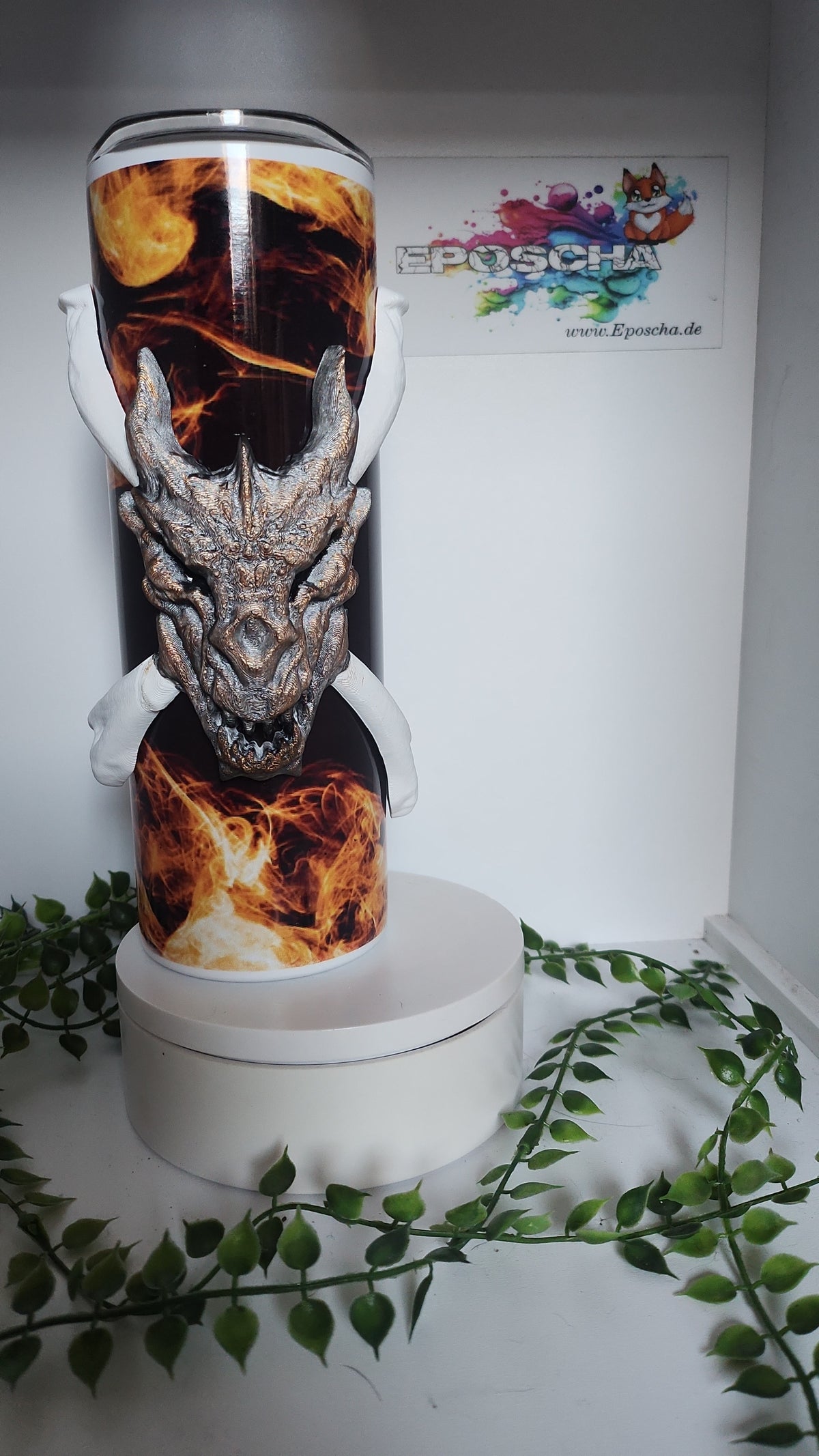 3D dragon Bones tumbler