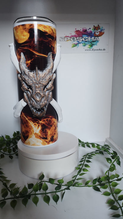 3D dragon Bones tumbler
