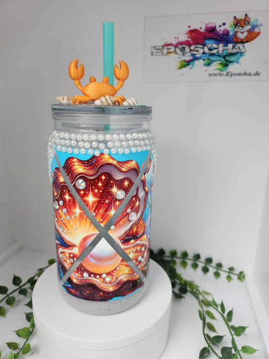 Muschel ozean becher
