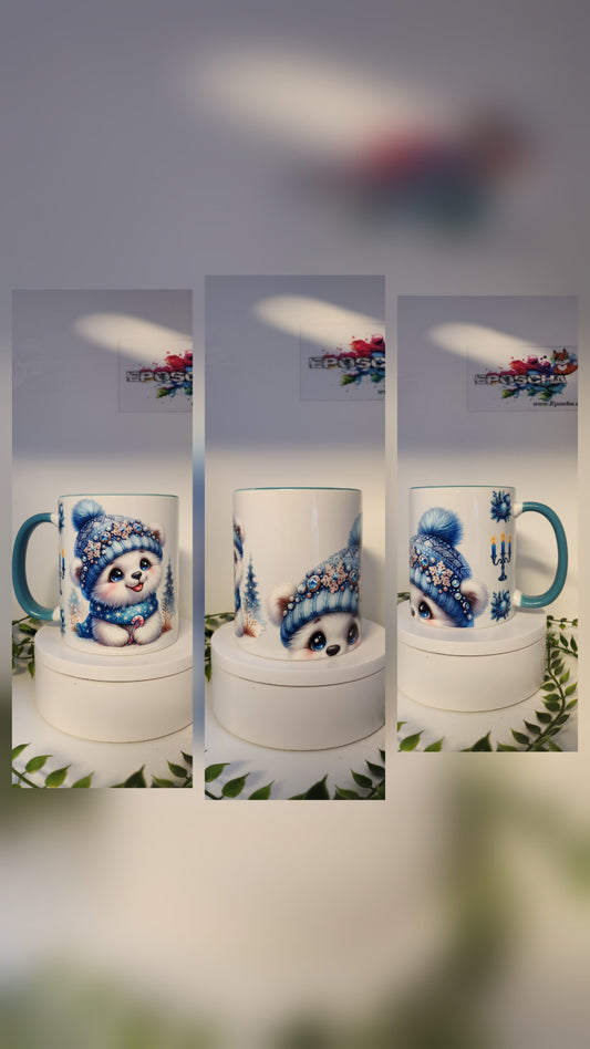 Schneehund tasse