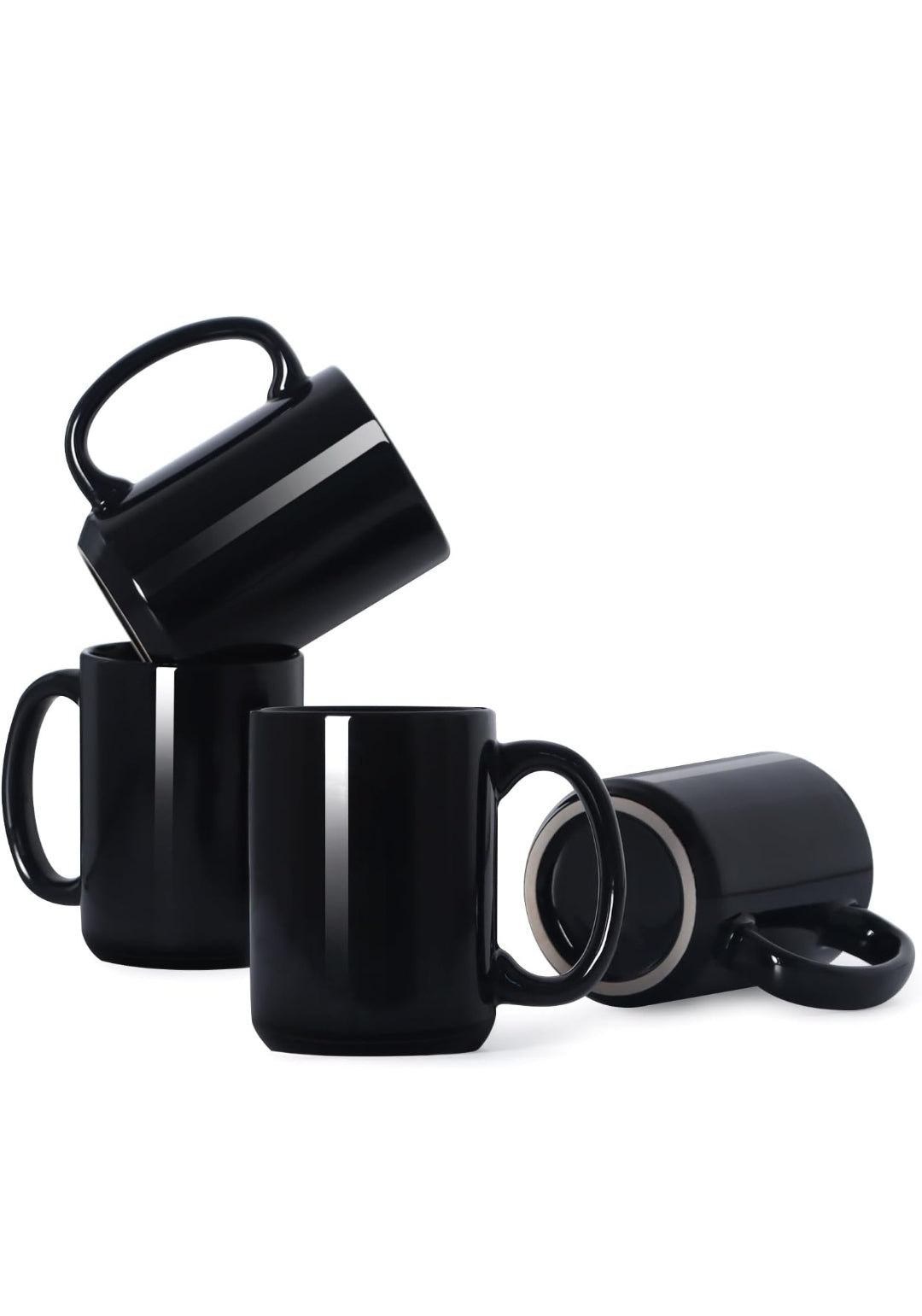 Xl Sticker Tasse- schwarz