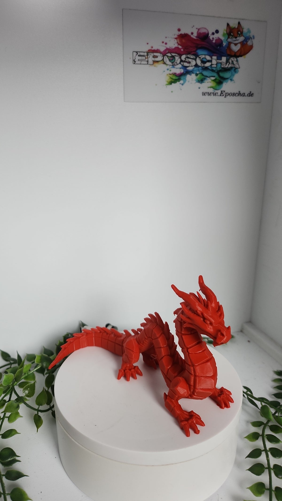 Chinesischer drache - rot