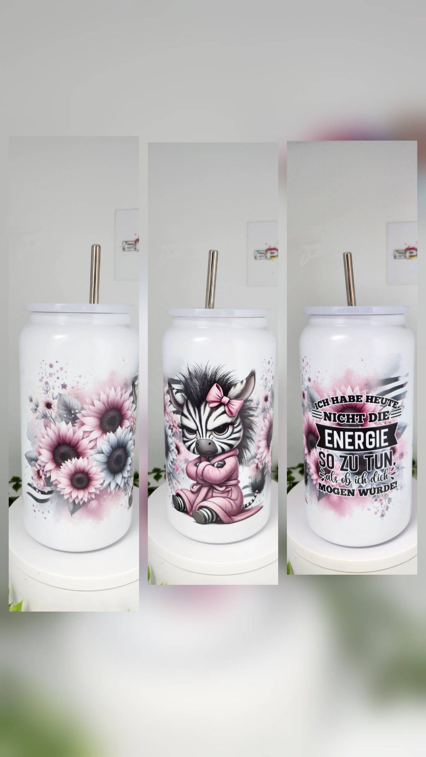 Thermobecher Mürrisches zebra